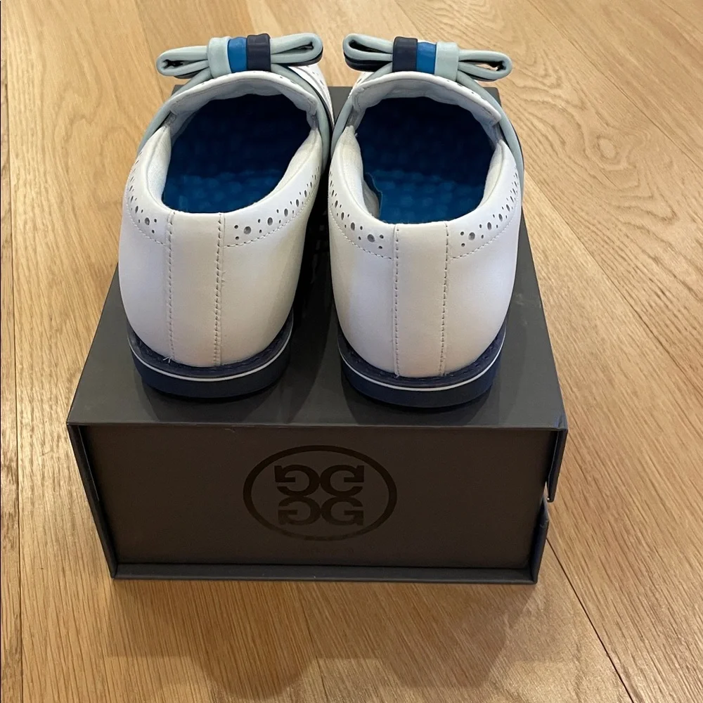G/FORE WOMEN'S RIBBON BROGUE CRUISER GALLIVANTER GOLF SHOES NWT blue ribbon - Picture 7 of 7